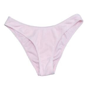 Stoney Clover Lane x Target Pink Textured Bikini Bottom‎ Large NWT High Leg